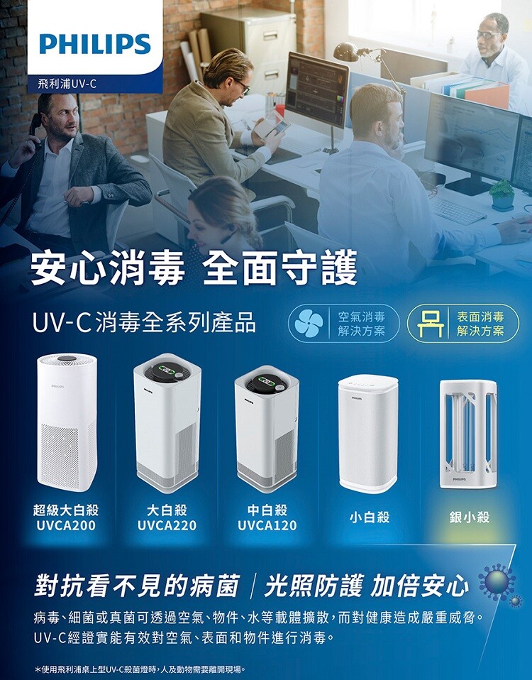 PHILIPS UV-C紫外線空氣消毒殺菌機-小白殺 PU008-03.jpg